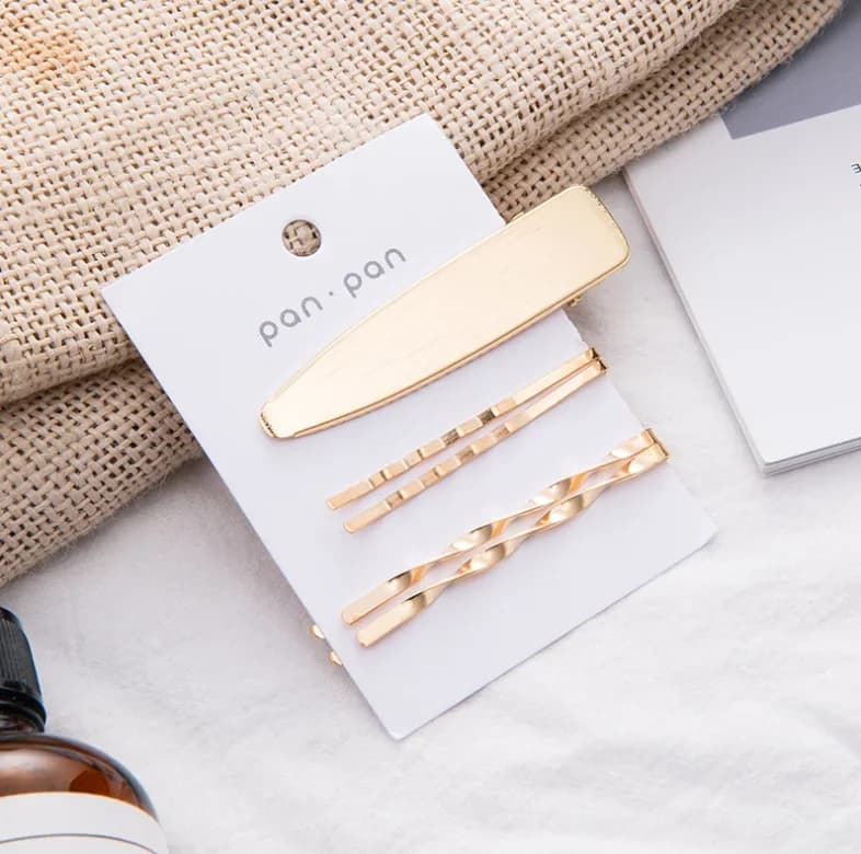 Set de pinces à cheveux élégant