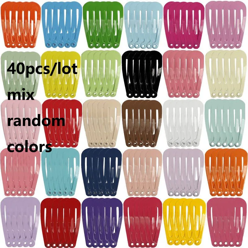 pinces à cheveux multicolores